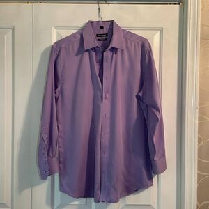 Men's Purple Dress Shirt. Slim Fit